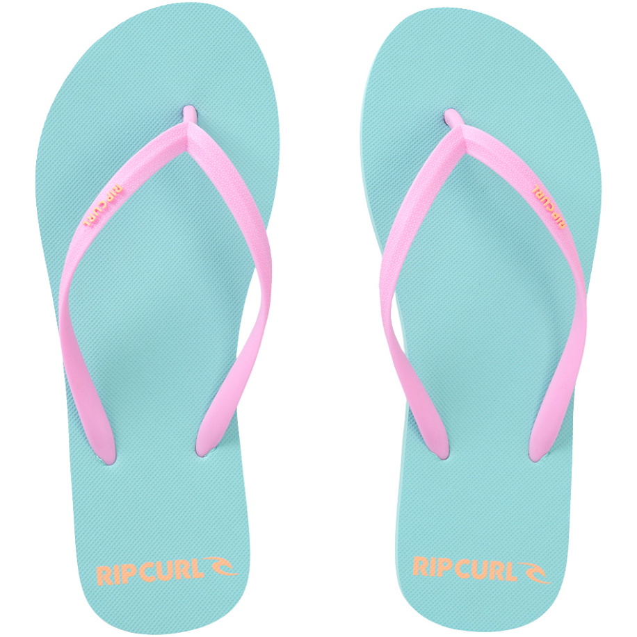 2026 Rip Curl Womens Bondi Bloom Open Toe Flip Flops 16HWOT - Light Sea Blue